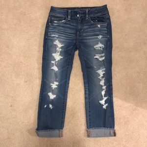 AEO Artist Crop Jeans